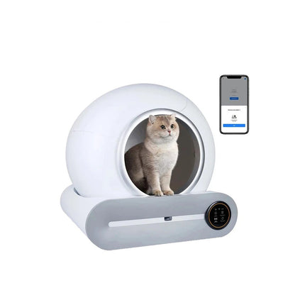 Smart Automatic Self-Cleaning Cat Litter Box with App Control